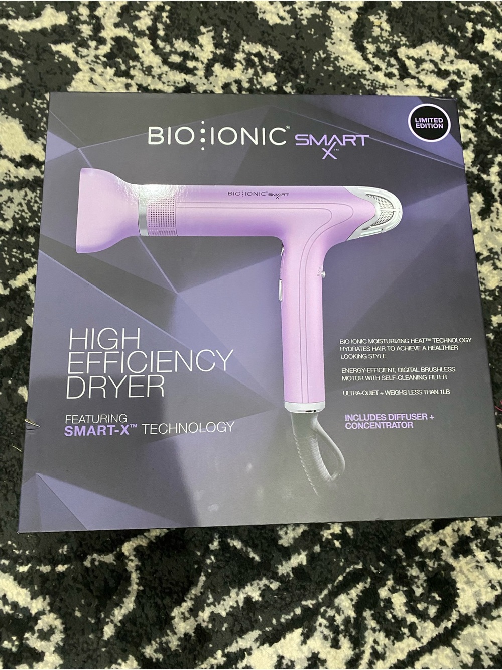 Bio Ionic Smart X High Efficiency Hair Dryer - Purple Limited Edition